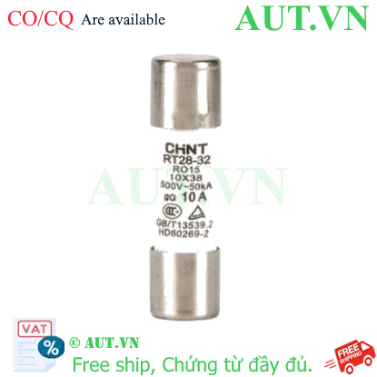 Ảnh của Cầu chì hình ống CHINT RT28-32 10A gG/gL 