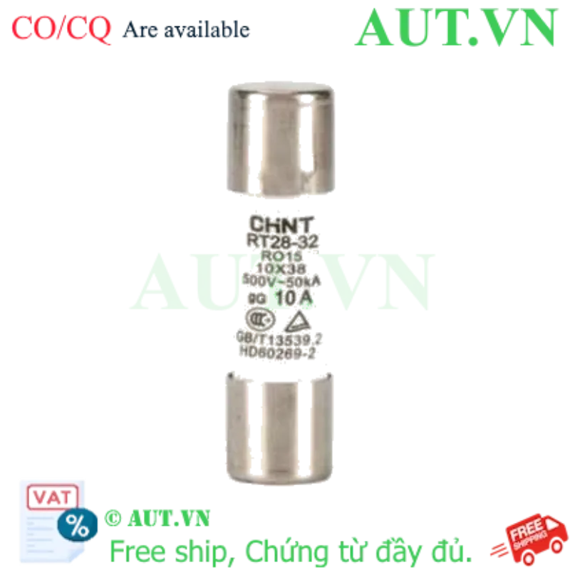 Ảnh của Cầu chì hình ống CHINT RT28-32 10A gG/gL 