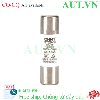 Ảnh của Cầu chì hình ống CHINT RT28-32 16A gG/gL 