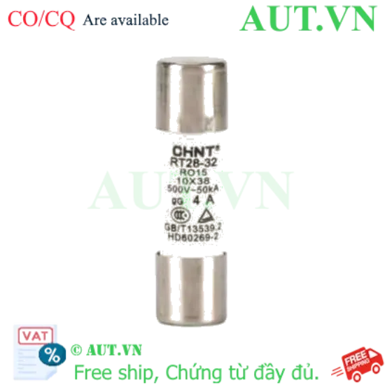 Ảnh của Cầu chì hình ống CHINT RT28-32 4A gG/gL 