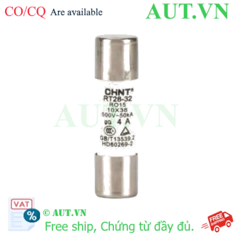 Ảnh của Cầu chì hình ống CHINT RT28-32 4A gG/gL 