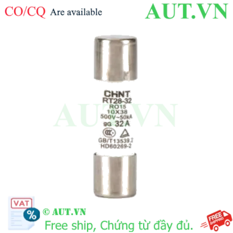 Ảnh của Cầu chì hình ống CHINT RT28-32 32A gG/gL 