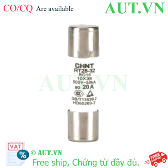 Ảnh của Cầu chì hình ống CHINT RT28-32 20A gG/gL 