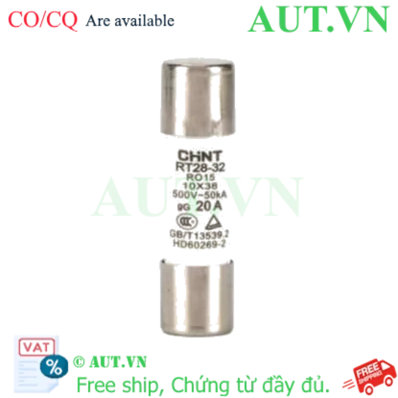Ảnh của Cầu chì hình ống CHINT RT28-32 20A gG/gL 