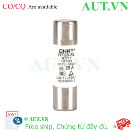 Ảnh của Cầu chì hình ống CHINT RT28-32 25A gG/gL 