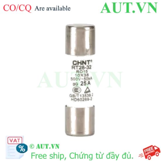 Ảnh của Cầu chì hình ống CHINT RT28-32 25A gG/gL 