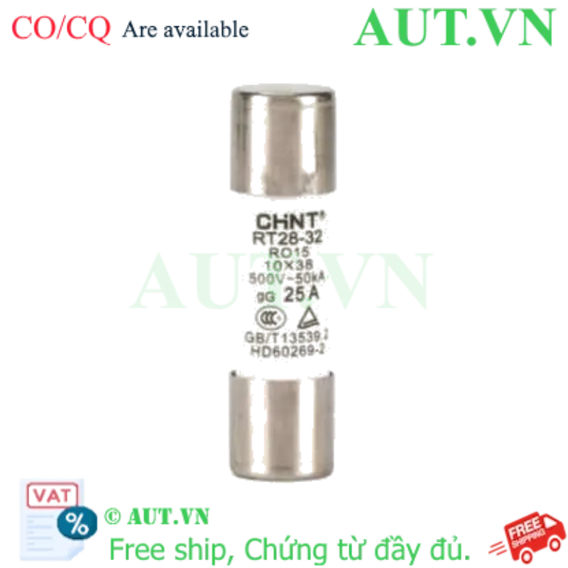 Ảnh của Cầu chì hình ống CHINT RT28-32 25A gG/gL 