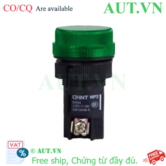 Ảnh của Đèn báo CHINT NP2-EV163 220VAC 220VAC D22 (Xanh)