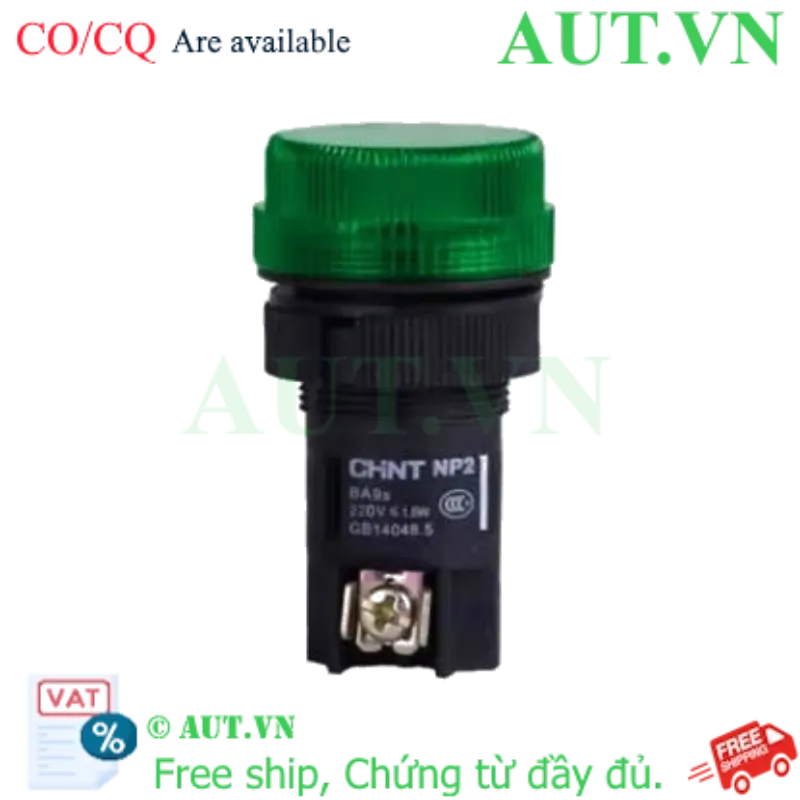 Ảnh của Đèn báo CHINT NP2-EV163 220VAC 220VAC D22 (Xanh)