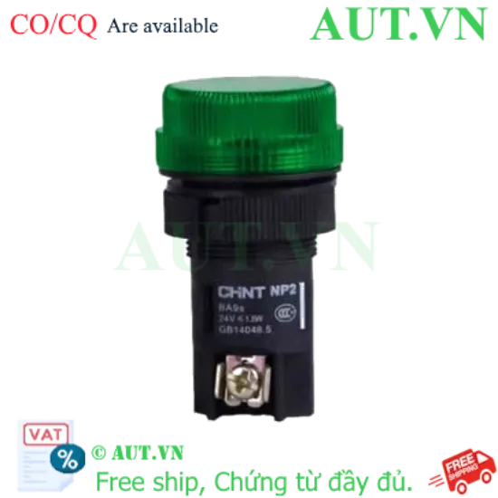 Ảnh của Đèn báo CHINT NP2-EV163 24VAC 24VAC D22 (Xanh)