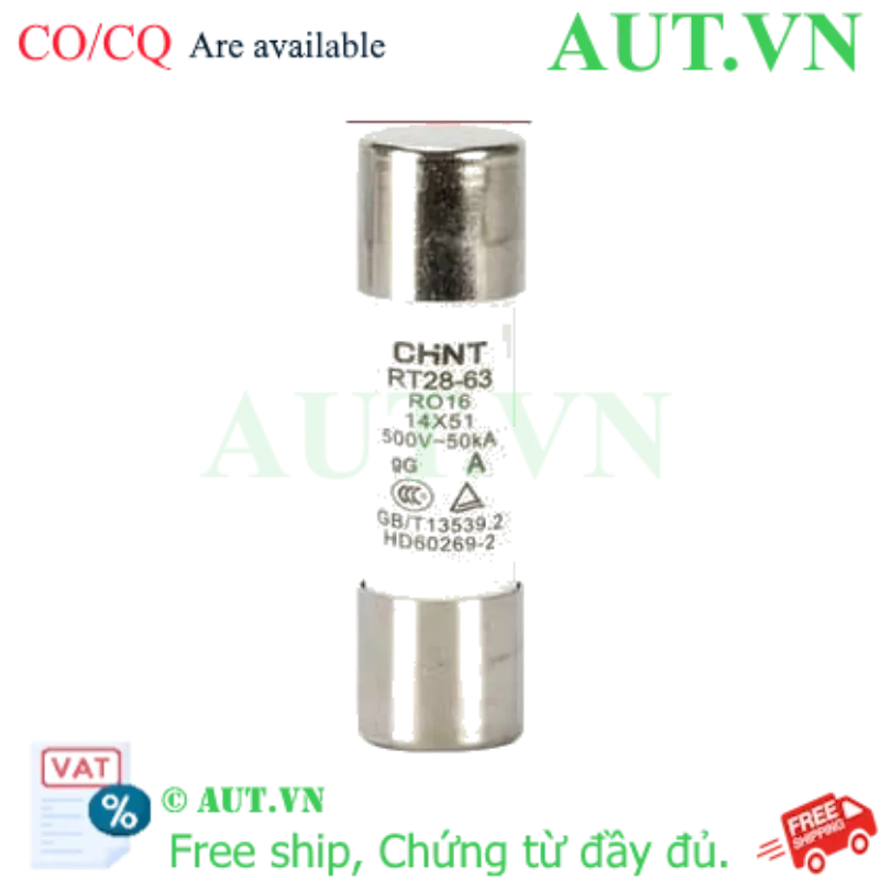 Ảnh của Cầu chì hình ống CHINT RT28-63 15A gG/gL 