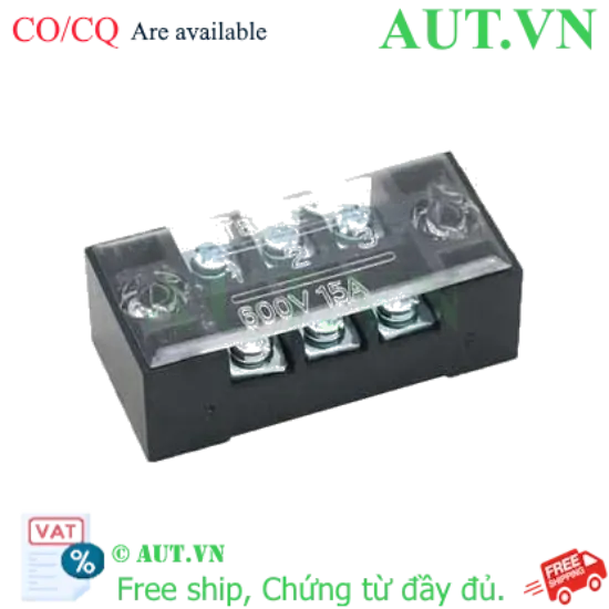 Ảnh của Cầu đấu domino CHINT TB-1503 3P 15A 600V Chính Hãng