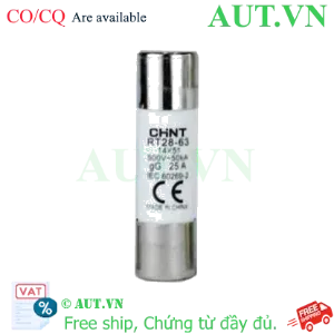 Ảnh của Cầu chì hình ống CHINT RT28-63 25A gG/gL 