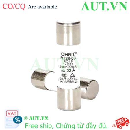 Ảnh của Cầu chì hình ống CHINT RT28-63 32A gG/gL 
