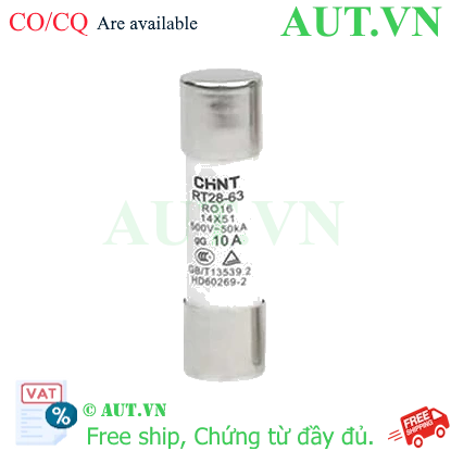 Ảnh của Cầu chì hình ống CHINT RT28-63 10A gG/gL 