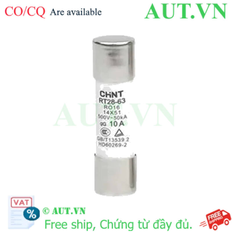 Ảnh của Cầu chì hình ống CHINT RT28-63 10A gG/gL 