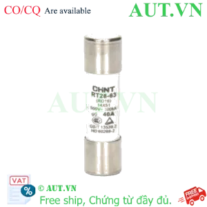 Ảnh của Cầu chì hình ống CHINT RT28-63 40A gG/gL 