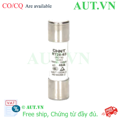 Ảnh của Cầu chì hình ống CHINT RT28-63 40A gG/gL 