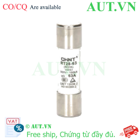 Ảnh của Cầu chì hình ống CHINT RT28-63 63A gG/gL 