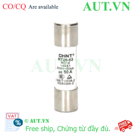 Ảnh của Cầu chì hình ống CHINT RT28-63 50A gG/gL 