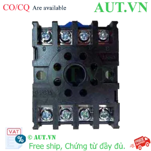 Ảnh của Đế Rơ Le CHINT CZF08A 8 Chân 10A - Lắp Thanh Ray DIN & Bắt Vít Siêu Bền