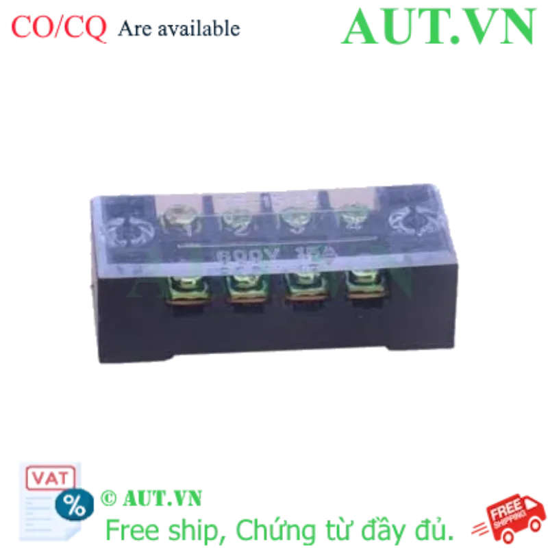 Ảnh của Cầu Đấu Dạng Khối CHINT TB-1504 (4 Cực, 15A, 600V) - Chuẩn IEC Chống Cháy