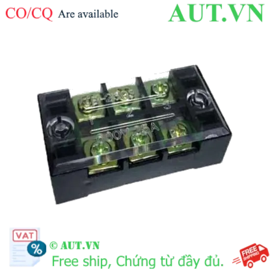 Ảnh của Cầu Đấu Khối CHINT TB-2503 (3 Cực, 25A, 600V) - Chống Cháy, Chuẩn IEC