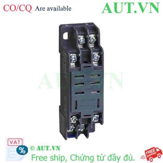Ảnh của Đế Relay Trung Gian CHINT RS-NXJ-2ZH/C1 - 8 Chân, 10A, Chân Pin Dẹt Chính Hãng
