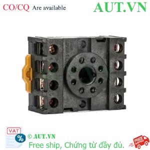 Ảnh của Đế Rơ Le CHINT CZF08A-E 8 Chân 10A - Lắp Thanh Ray DIN, Chống Cháy