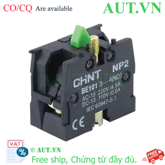 Ảnh của NP2-BE101 tiếp điểm phụ của contactor, CHINT, tốt