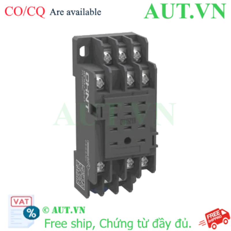 Ảnh của Đế Relay Trung Gian CHINT RS-NXJ-3Z/C1 - 11 Chân, 5A, Chống Rung Chính Hãng