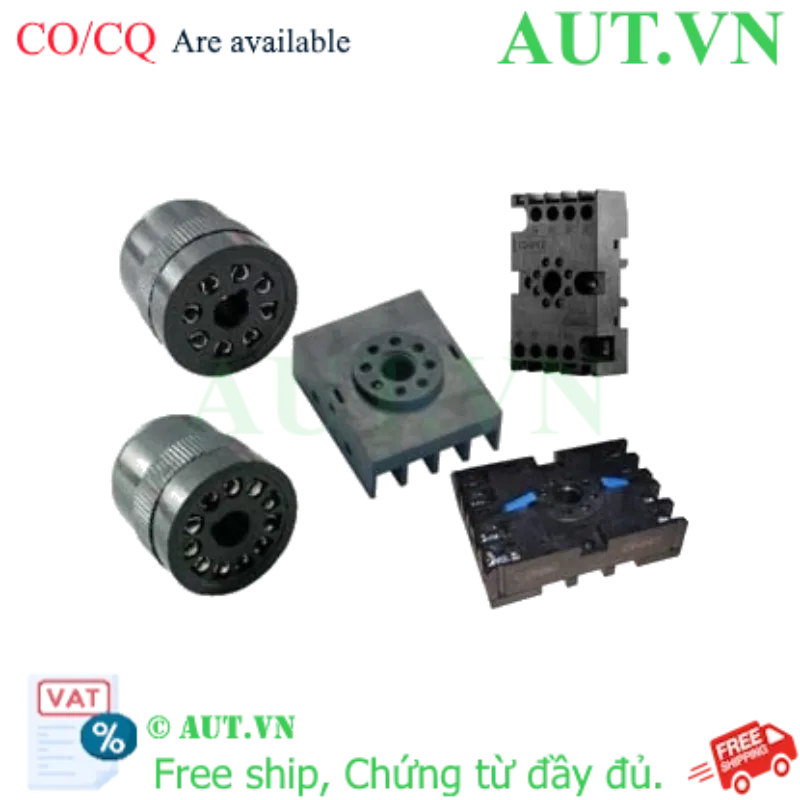 Ảnh của Đế Rơ Le Thời Gian CHINT CZS08X-E | 8 Chân Pin Tròn, Lắp Thanh Ray DIN