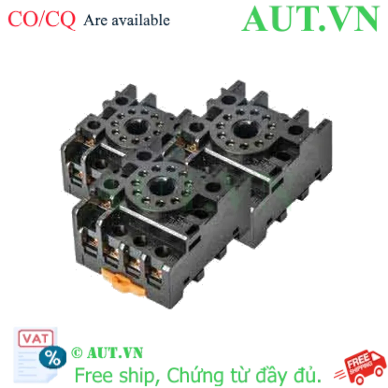 Ảnh của Đế Rơ Le CHINT CZF11A 11 Chân - 10A, Lắp Thanh Ray DIN, Socket Chính Hãng AUT VN