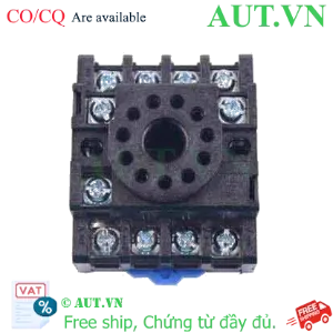Ảnh của Đế Rơ Le CHINT CZF11A-E - 11 Chân Pin Tròn, 10A, Lắp Thanh Ray DIN Chính Hãng