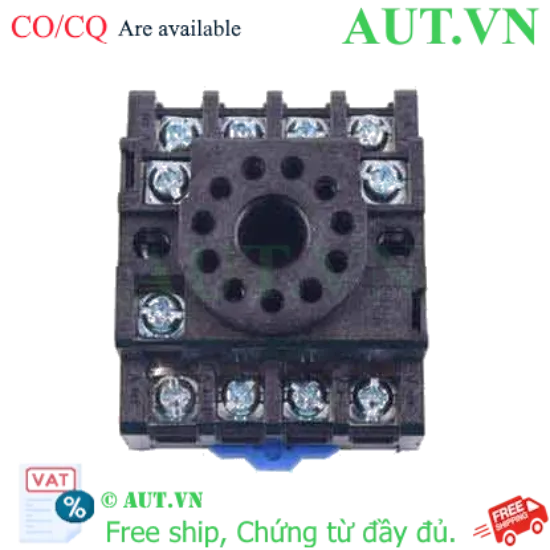 Ảnh của Đế rơ le CHINT CZF11A-E - 11 Chân, 10A, Lắp Thanh Ray DIN Chính Hãng