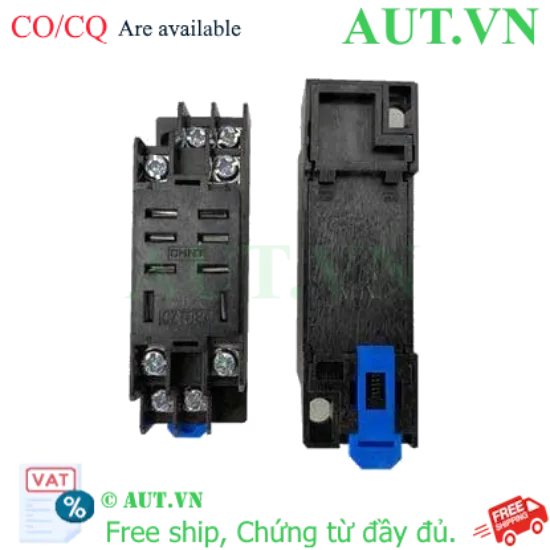 Ảnh của Đế Rơ Le Trung Gian CHINT CZT08A-02 Chính Hãng - 8 Chân, 10A, Lắp Thanh Ray DIN