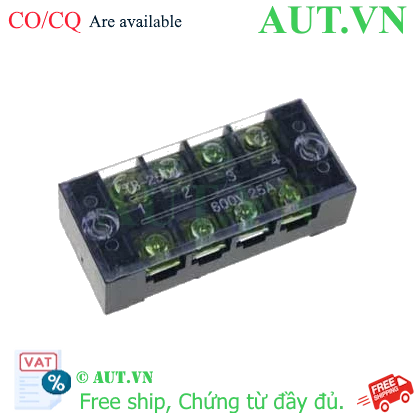 Ảnh của Cầu đấu điện Chint TB-2504, lắp đặt trên bề mặt, 4P, 25A