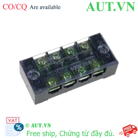 Ảnh của Cầu đấu điện Chint TB-2504, 4 cực, 25A - Lắp bề mặt chính hãng