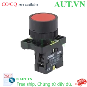 Ảnh của Nút Nhấn Nhả CHINT NP2-EA42 Màu Đỏ - 1NC, Phi 22mm | Chính Hãng AUT VN