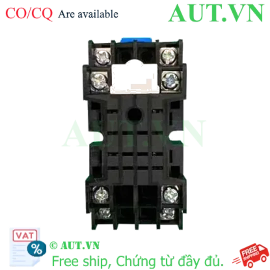 Ảnh của Đế Rơ Le Thời Gian CHINT CZY08B-01 | 8 Chân Pin Dẹt, Lắp Thanh Ray DIN, Kết Nối Terminal An Toàn