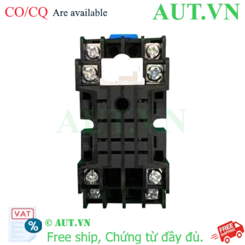 Ảnh của Đế Rơ Le Thời Gian CHINT CZY08B-01 | 8 Chân Pin Dẹt, Lắp Thanh Ray DIN, Chuẩn IEC