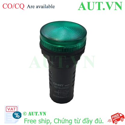 Ảnh của Đèn báo CHINT ND16-22C/2 220V GRN phi 22