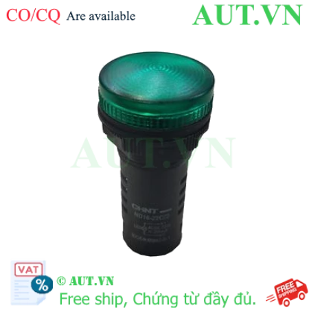 Ảnh của Đèn báo CHINT ND16-22C/2 220V GRN phi 22