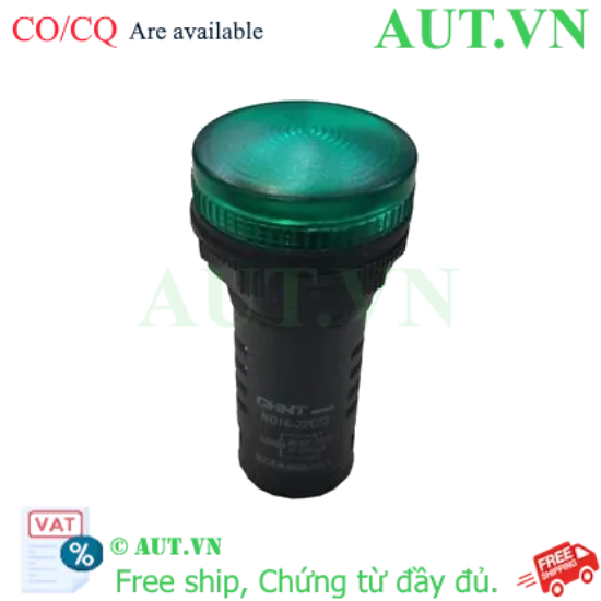 Ảnh của Đèn báo CHINT ND16-22C/2 220V GRN phi 22