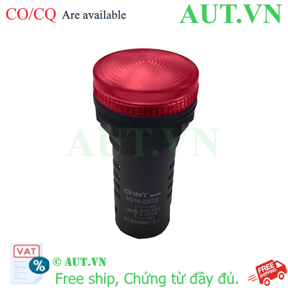 Ảnh của Đèn báo CHINT ND16-22C/2 220V RED phi 22