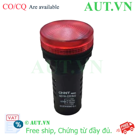 Ảnh của ND16-22CS/2 24V RED công tắc đèn báo CHINT 24V RED phi 22