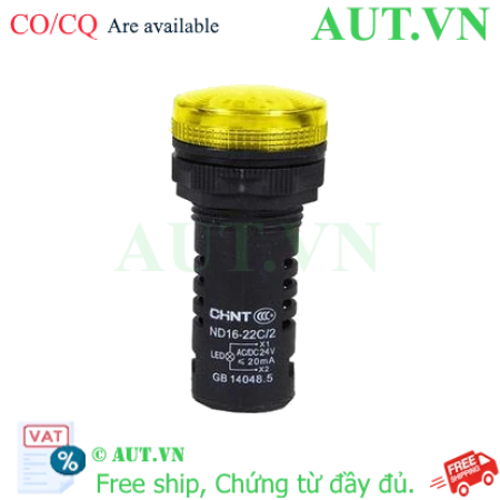Ảnh của Đèn báo CHINT ND16-22C/2 24V YEL phi 22