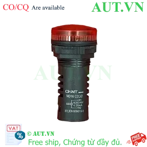 Ảnh của Đèn Báo CHINT ND16-22C/2 110V Đỏ - Phi 22mm, LED Siêu Sáng, IP65