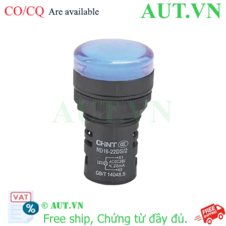 Ảnh của Đèn báo CHINT ND16-22DS/2 24V BLU phi 22