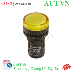 Ảnh của Đèn Báo CHINT ND16-22DS/2 24V Màu Vàng - LED Siêu Sáng, Phi 16mm, Chính Hãng AUT VN